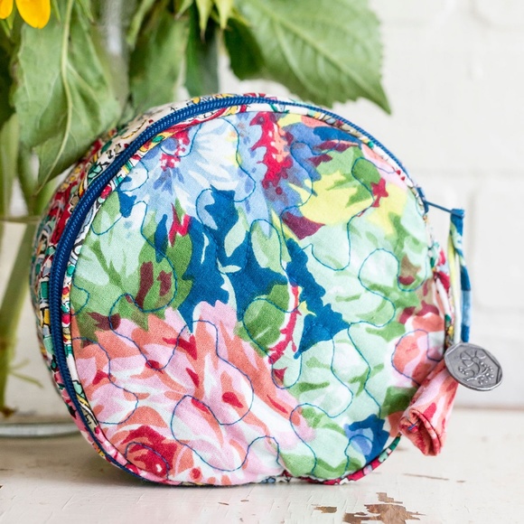 April Cornell Everyday Patchwork Cosmetic Bag - Picture 2 of 4